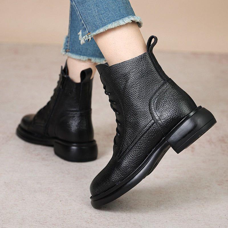 Womens black clearance ankle work boots