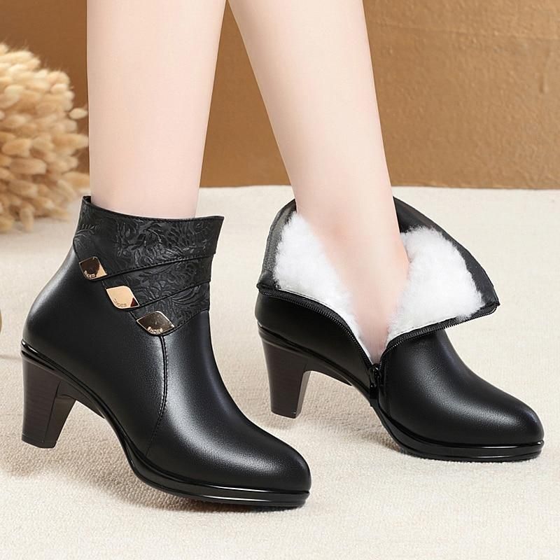Buy Shoetopia Womens & Girls Black Heeled Boots Online at Best Prices in  India - JioMart.