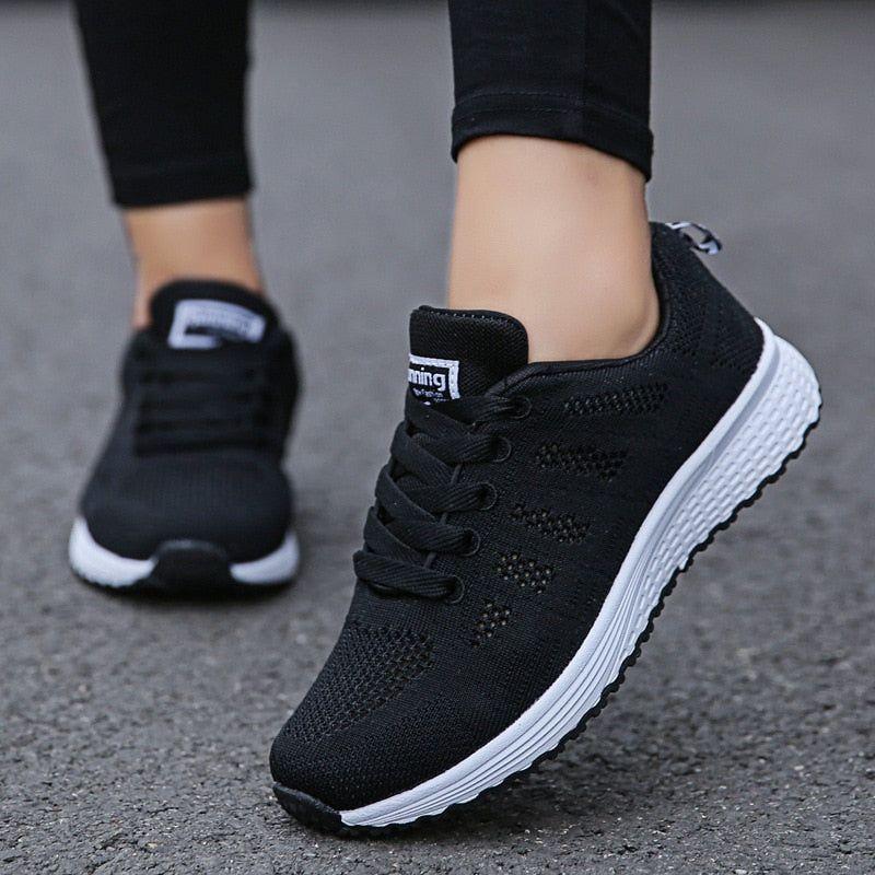 Black womens casual sneakers shops