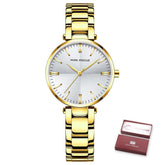 Women Watches Waterproof Stainless Steel Quartz Ladys Watch Luxury Fashion Ladies Wristwatches - Touchy Style