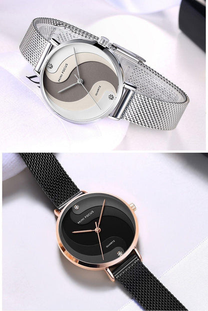 Women Watches Waterproof Top Luxury Fashion Casual Ladies Watch Quartz Stainless Steel TM0202 - Touchy Style