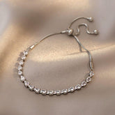 Zircon Gold Pull Adjustable Bracelet Charm Jewelry XYS0235 Simple Korean Style - Touchy Style .